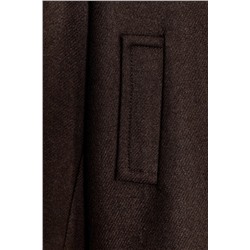 CROPPED WOOL COAT WITH HIGH NECK
