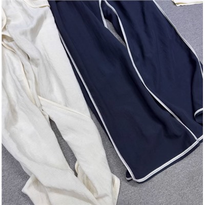 Однотонные прямы брюки