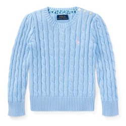 GIRLS 2-6X Cable-Knit Cotton Sweater