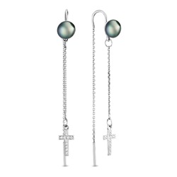 Серьги серебро 52545S2