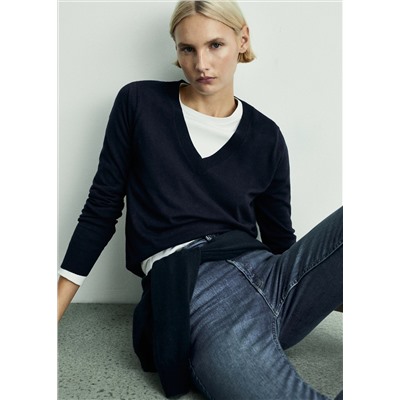 Jeans skinny tiro alto