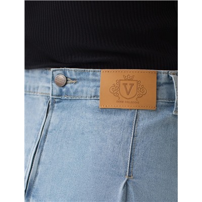 Юбка из эластичного денима