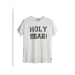 Bad Bear, Holy Bear Tee T-shirt-beyaz