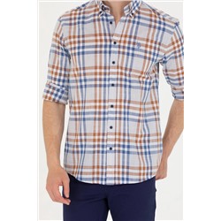 Erkek Taş Uzun Kollu Gömlek