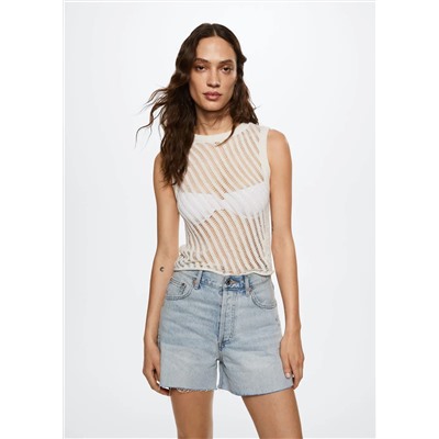 Short vaquero relaxed-fit -  Mujer | MANGO OUTLET Melilla