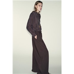 WIDE-LEG TROUSERS WITH THIN BELT