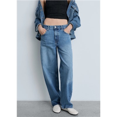 Jeans balloon tiro medio