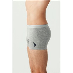 U.S. Polo Assn. U.s Polo Assn. 80093 Erkek 2 Li Boxer-beyaz&grimelanj