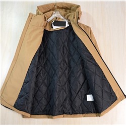 Мужская зимняя теплая водоотталкивающая повседневная стеганая куртка с капюшоном