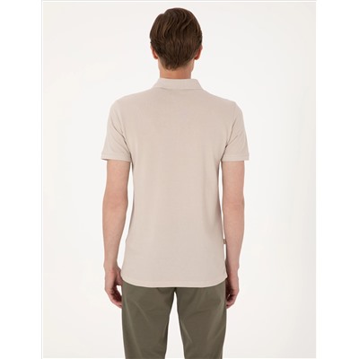 Taş Slim Fit %100 Pamuk Polo Yaka Basic Tişört