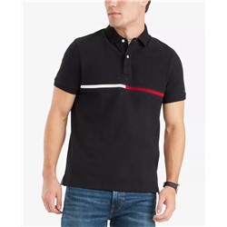 TOMMY HILFIGER Men's Custom-Fit Tanner Logo Polo