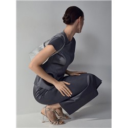 Костюмная блузка с коротким рукавом, B3187/pierre