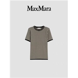 Трикотажный джемпер  с коротким рукавом  MaxMar*a ОРИГИНАЛ!