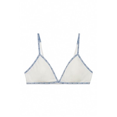 Sujetador triangular blanco