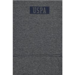 Erkek Çocuk Antrasit Melanj Basic Bisiklet Yaka Sweatshirt