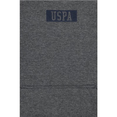 Erkek Çocuk Antrasit Melanj Basic Bisiklet Yaka Sweatshirt