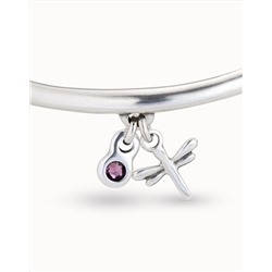 Pulsera bañada en plata de ley