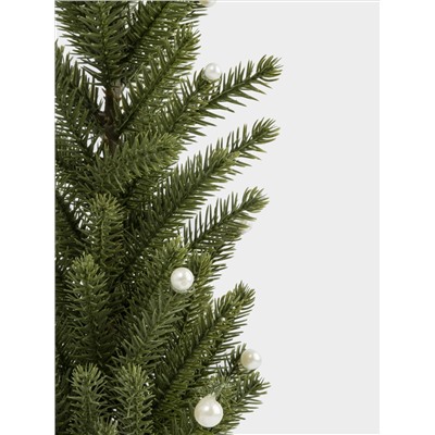 Ель искусственная, 40 см, полиэтилен, Жемчуг, New year