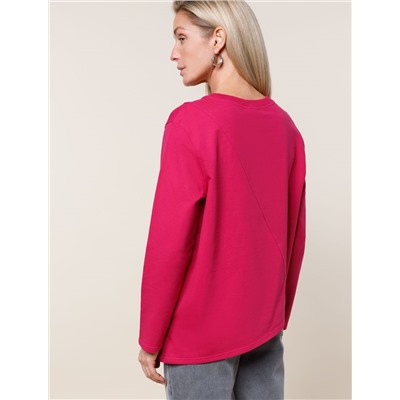 Джемпер из тонкого премиального футера с эластаном