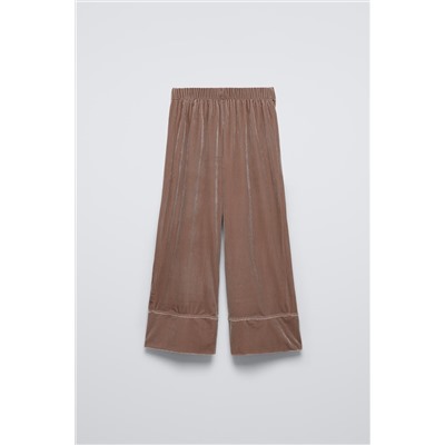 VELVET PYJAMA TROUSERS