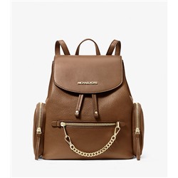 MICHAEL KORS OUTLET Jet Set Medium Pebbled Leather Backpack