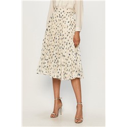 Falda plisada Crudo y azul