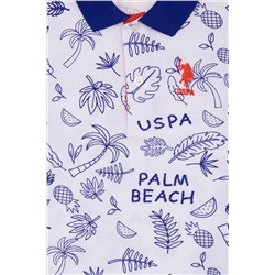 Erkek Çocuk Beyaz Polo Yaka Tişört