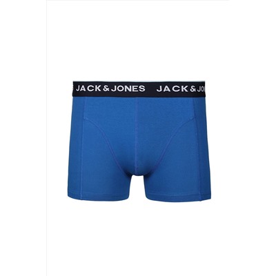 Jack & Jones Erkek 3'lü Karışık Boxer Paketi - Logo