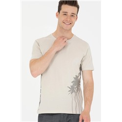 Erkek Taş Bisiklet Yaka Tişört