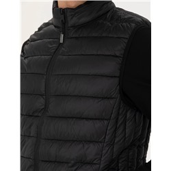 Siyah Slim Fit Kapitone Şişme Yelek