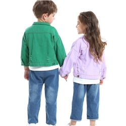 Джинсовая куртка для мальчиков и девочек