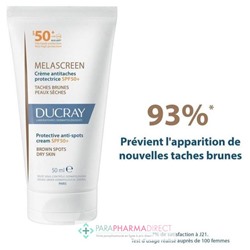 Ducray Melascreen Crème Antitaches Protectrice SPF50+ 50ml