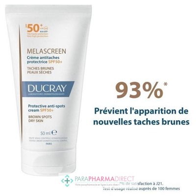 Ducray Melascreen Crème Antitaches Protectrice SPF50+ 50ml