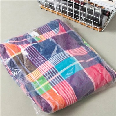 Женская толстовка худи в яркую клетку на флисе РАЛЬ*Ф Л