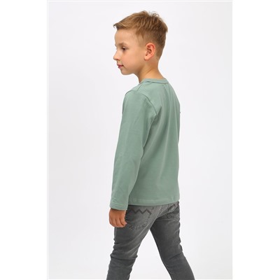 Детский лонгслив Кеды фисташковый арт. ЛГ-КД/фисташковый НАТАЛИ #876215