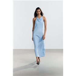 FLOWING HALTER DRESS