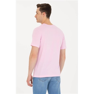 Erkek Manolya Bisiklet Yaka Tişört