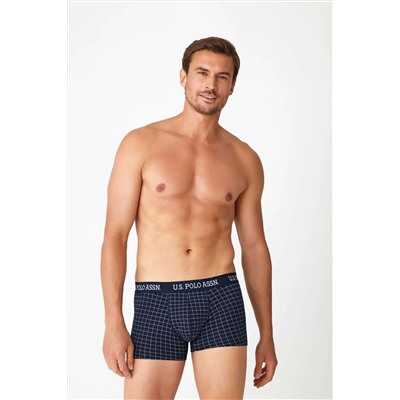 U.S. Polo Assn. Erkek Lacivert - Lacivert Baskılı 2 Li Boxer 82006