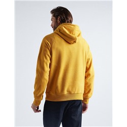 Hooded Sweatshirt, Men, Dark Yellow