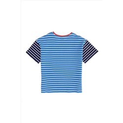 Çocuk Kırmızı Bisiklet Yaka Tişört