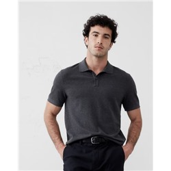 Cotton Monogram Pique Polo