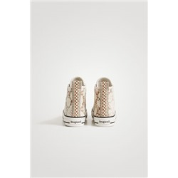 Sneakers altas encaje