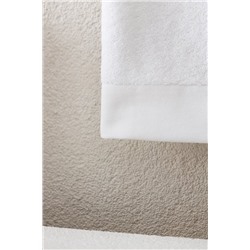 Ancre Nakışlı %100 Pamuk Yüz Havlusu - Beyaz - 50x76 cm