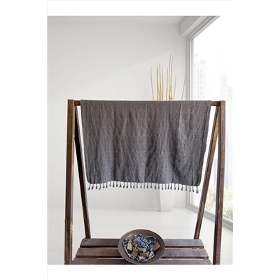 Peshtemalsan %100 Pamuk Püsküllü Taşlama Peştemal, Banyo Havlusu, Hamam Havlusu, Plaj Havlusu, Büyük Boy 100x180