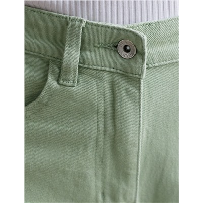 Джинсы из денима с эластаном