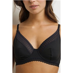 Sujetador con aros Foulard de microfibra