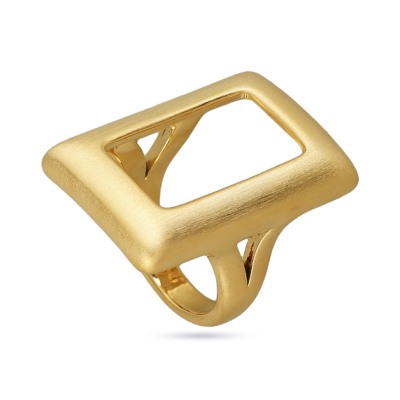 Кольцо (покрытие сатиновое золото)