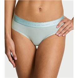 Logo Cotton Hiphugger Panty