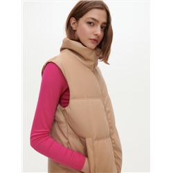 Weste aus Lederimitat