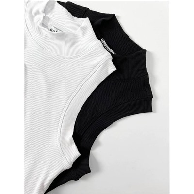 Женская майка с высоким горлом от Американского бренда   LNA CLOTHING 🤩  Экспорт